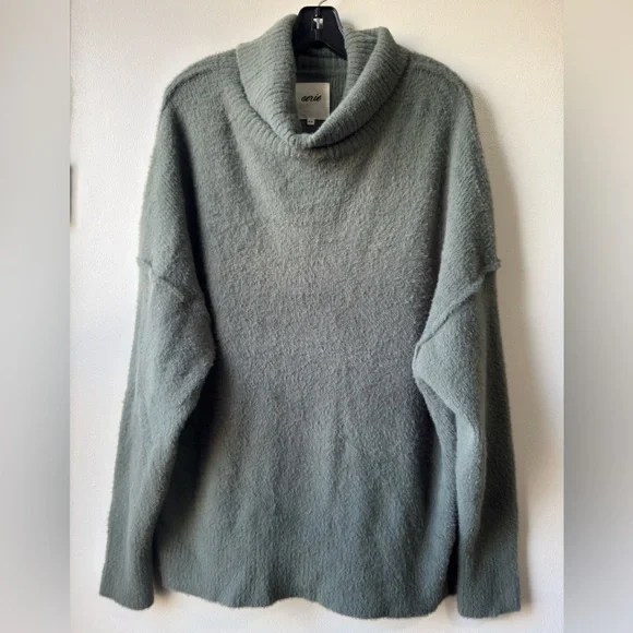 Aerie Turtleneck Sweatshirt - Picture 8 of 9